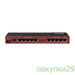 Сетевое оборудование MikroTik RB2011UiAS-IN RouterBOARD 2011UiAS with indoor case and power supply