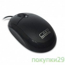 мыши CBR Мышь CM 102 Black, оптика, 1000dpi, офисн., USB
