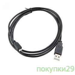 Кабель VCOM VUS6945-1.5MO Кабель USB2.0 Am-->micro-B 5P, 1.5м , черный