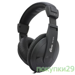 Наушники RITMIX Наушники Ritmix RH-524  Black домашние наушники закрытого типа