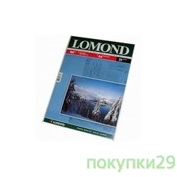 Бумага и пленка 0102037  LOMOND  Матовая бумага 1x A4, 180г/м2, 25л