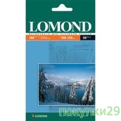 Бумага и пленка 0102083  LOMOND  Матовая фотобумага A6, 10х15, 180г/м2, 600 л.