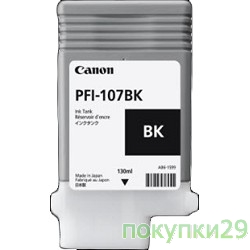 Расходные материалы Canon PFI-107BK 6705B001 Картридж для  iPF680/685/780/785, Черный, 130ml