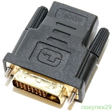 Переходник 5bites Переходник DH1803G DVI (24+1) M / HDMI F, зол.разъемы