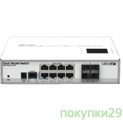 Сетевое оборудование MikroTik CRS112-8G-4S-IN Cloud Router Switch Коммутатор