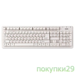 Клавиатура Keyboard SVEN Standard 301 USB белая
