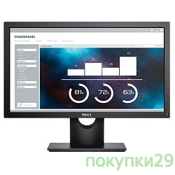Монитор LCD Dell 19.5"E2016Hчерный