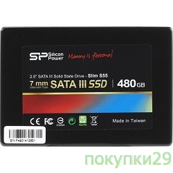 накопитель Silicon Power SSD 480Gb S55 SP480GBSS3S55S25