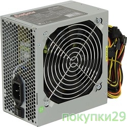 Блок питания Exegate EX244555RUS Блок питания 500W Exegate UN500, ATX, 12cm fan, 24+4pin, 6pin PCI-E, 4*SATA, 1*FDD, 1*IDE