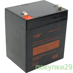 Аккумуляторы для ИБП Аккумуляторная батарея  Exegate EG4.5-12 / EXG1245, 12В 4,5Ач, клеммы F1 (универсальные)