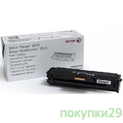 Расходные материалы XEROX 106R02773 Тонер-картридж черный Phaser 3020/WC3025 (1.5k)