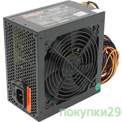 Блок питания Exegate EX221636RUS Блок питания 400W ATX-400NPXE(+PFC), black, 12cm fan, 24+4pin, 6pin PCI-E, 3*SATA