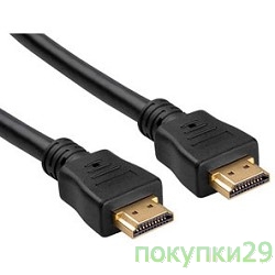 Кабель Bion Кабель HDMI , 1.8м, v1.4, 19M/19M,  черный, позол.разъемы, экран   БионBNCC-HDMI4-6