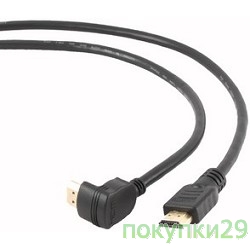Кабель Bion Кабель HDMI , 1.8м, v1.4, 19M/19M,  угловой разъем,черный, позол.раз., экран   БионBNCC-HDMI490-6