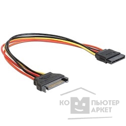 Кабель Cablexpert Удлинитель кабеля питания SATA 15pin(M)/15pin(F), 50см (CC-SATAMF-02)