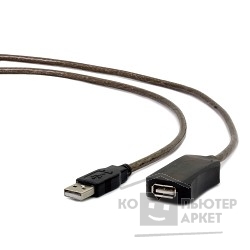 Кабель Gembird/Cablexpert Кабель удлинитель USB 2.0 активный AM/AF, 10м (UAE-01-10M)