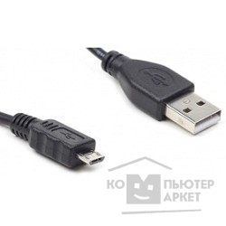 Кабель Cablexpert Кабель USB 2.0 Pro AM/microBM 5P, 1м, черный, пакет (CC-mUSB2-AMBM-1M)