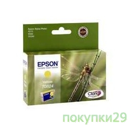 Картридж C13T11144A10/C13T08144A Epson картридж для St.Ph. R270/R390/RX590 (желтый)