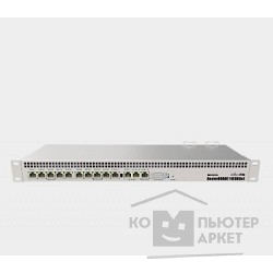 Сетевое оборудование MikroTik RB1100AHx4 Dude Edition Ethernet-маршрутизатор, в стойку, 13x 1G Ethernet, 2x SATA3, 2x M.2