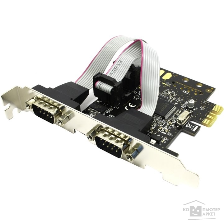 Контроллер Espada Контроллер PCI-E, 2S port, MCS9922, FG-EMT03C-1, oem (38478)