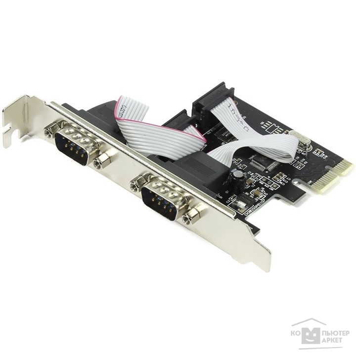 Контроллер Espada Контроллер PCI-E, 2S port, WCH382, модель PCIe2SWCH, oem (41663)