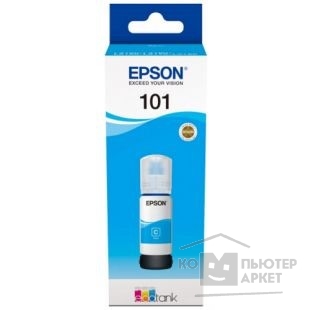 Расходные материалы EPSON C13T03V24A  Контейнер с голубыми чернилами для L4000/L6000