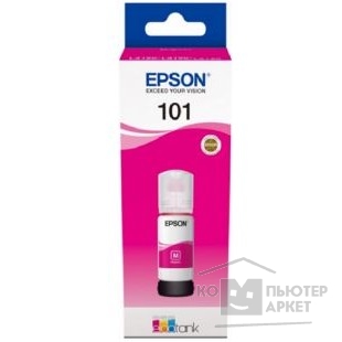 Расходные материалы EPSON C13T03V34A  Контейнер с пурпурными чернилами для L4000/L6000