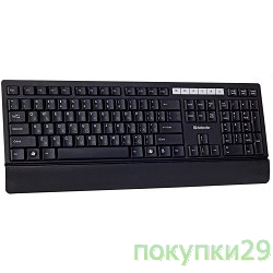 Клавиатура Keyboard Defender Episode 950 (black), USB,  пров. Slim кл-ра