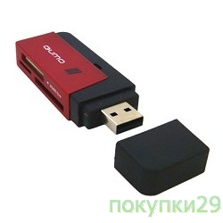 Устройство считывания USB 2.0 Card reader All in 1 QUMO QR-S3 Samurai