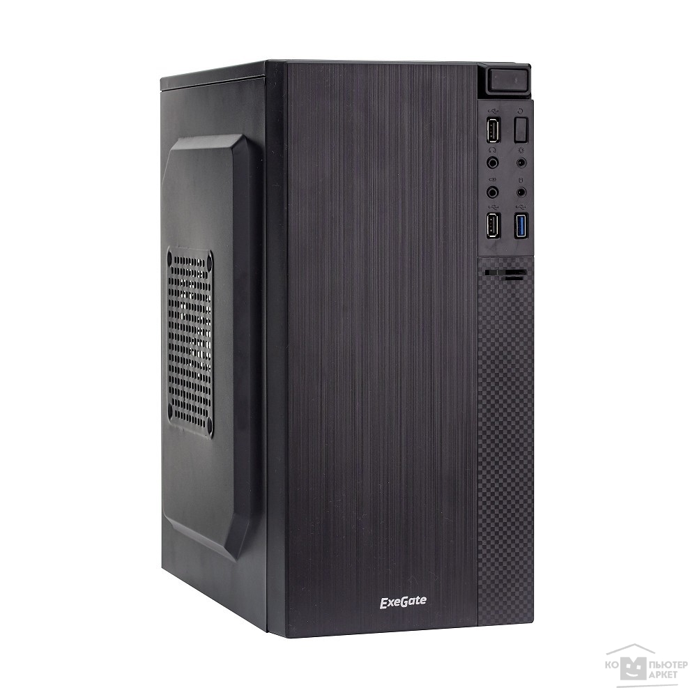 Корпуса Exegate EX277806RUS Корпус Minitower BAA-104U Black, mATX,<AAA450, 80mm>, 2*USB+1*USB3.0, Audio