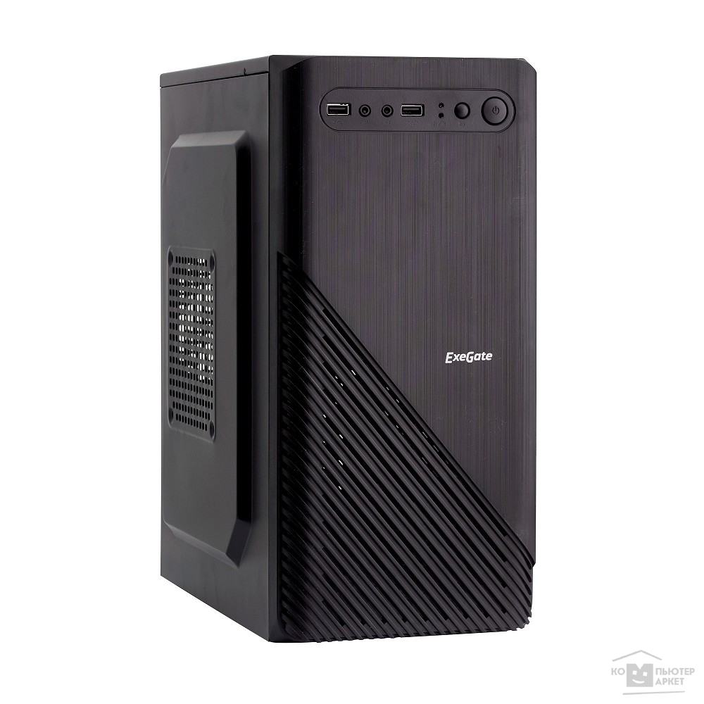 Корпуса Exegate EX277797RUS Корпус Minitower BAA-103 Black, mATX,<AAA350, 80mm>, 2*USB, Audio