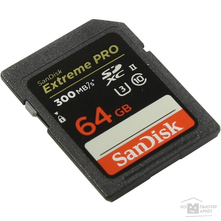 Карта памяти  SecureDigital 64Gb SanDisk SDSDXPK-064G-GN4IN