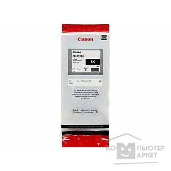 Расходные материалы Canon PFI-320BK  Картридж  для Canon TM-200/TM-205/TM-300/TM-305, чёрный, 300 мл