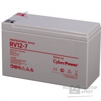 батареи/комплектующие к ИБП CyberPower Аккумулятор RV 12-7 12V/7Ah