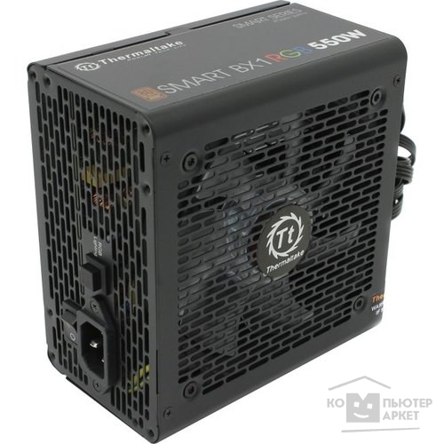 Блок питания Блок питания Thermaltake ATX 550W Smart BX1 RGB 80+ bronze (24+4+4pin) APFC 120mm fan color LED 6xSATA RTL