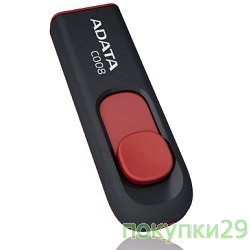 Носитель информации USB 2.0 A-DATA Flash Drive 16Gb С008 Black