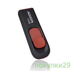 Носитель информации USB 2.0 A-DATA Flash Drive 8Gb C008 Black-Red