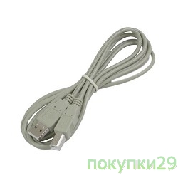 Кабель USB 2.0 кабель для соед. 1.8м AM/BM Gembird, пакет CC-USB2-AMBM-6