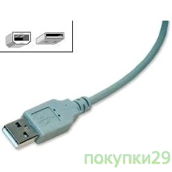 Кабель USB 2.0 кабель для соед. 3.0м AM/BM Gembird, пакет CC-USB2-AMBM-10