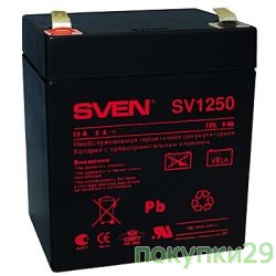 Батарея Sven SV1250 (12V 5Ah)  батарея аккумуляторная