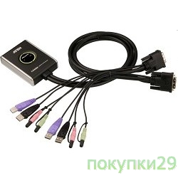 Переключатель ATEN CS682 2-х-портовый USB 2.0 DVI KVM KVM-переключатель