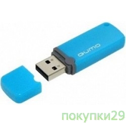 Носитель информации USB 2.0 QUMO 8GB Optiva 02 Blue QM8GUD-OP2-blue