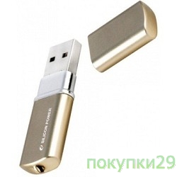 Носитель информации USB 2.0 Silicon Power USB Drive 32Gb, Luxmini 720 SP032GBUF2720V1Z, Bronze