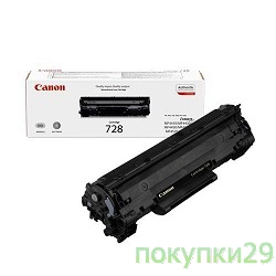 Картридж 3500B010 Картридж Canon 728 для MF4410/4430/4450/4550dn/4570dn/4580dn, 2100стр