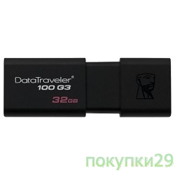 Носитель информации USB 2.0 Kingston USB Memory 32Gb, (DT100G3/32Gb)
