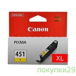 Картридж CLI-451XL Y Чернильница CANON CLI-451XL Y (yellow)