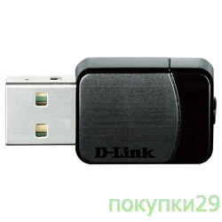 Сетевое оборудование D-Link DWA-171/RU/A1A Wireless AC Dual Band USB Adapter