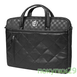 Сумка для ноутбука Сумка Continent CC-036 Black(полиэстр/эко кожа, 15.6"-16"),черный