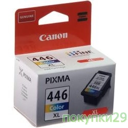 Картридж CL-446XL 8284B001 Картридж струйный Canon CL-446XL  для PIXMA MG2440/2540. Цветной. 300 страниц.(русифицированная упаковка)