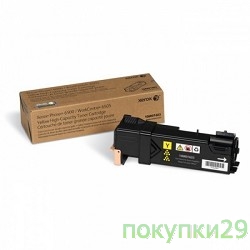 Расходные материалы 106R01603  Тонер XEROX Phaser 6500/WC 6505 желтый (2,5K)